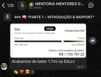 Print: R$1,7 milhão, mentor de engenheiros civis